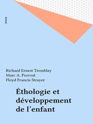 cover image of Éthologie et développement de l'enfant